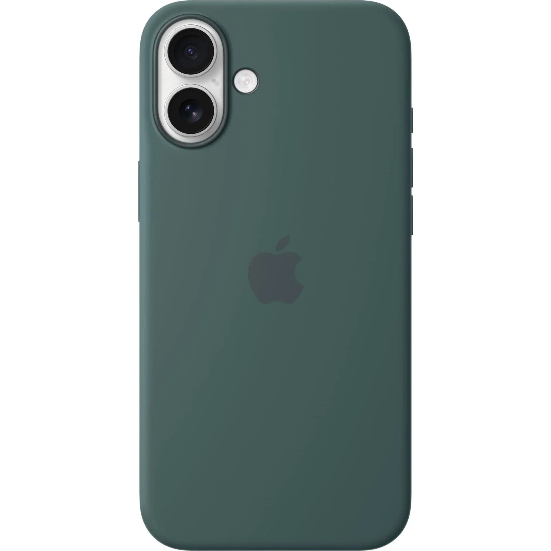 Apple iPhone 16 Silicone Case with MagSafe - Lake Green - Tashqila Apple iPhone 16 Silicone Case with MagSafe - Lake Green - Tashqila